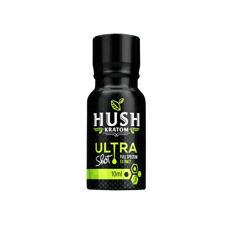 Hush Kratom 10ml Ultra Full Spectrum Extract Shot. Progressive Discounts Available! - K-Chill Direct