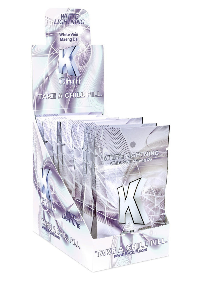 K-Chill White Capsules. 10 Caps Pack. Progressive Discounts Available! - K-Chill Direct